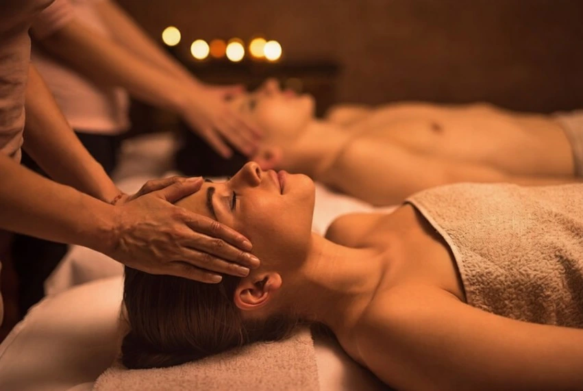 Professional facial treatment promoting healthy radiant skin